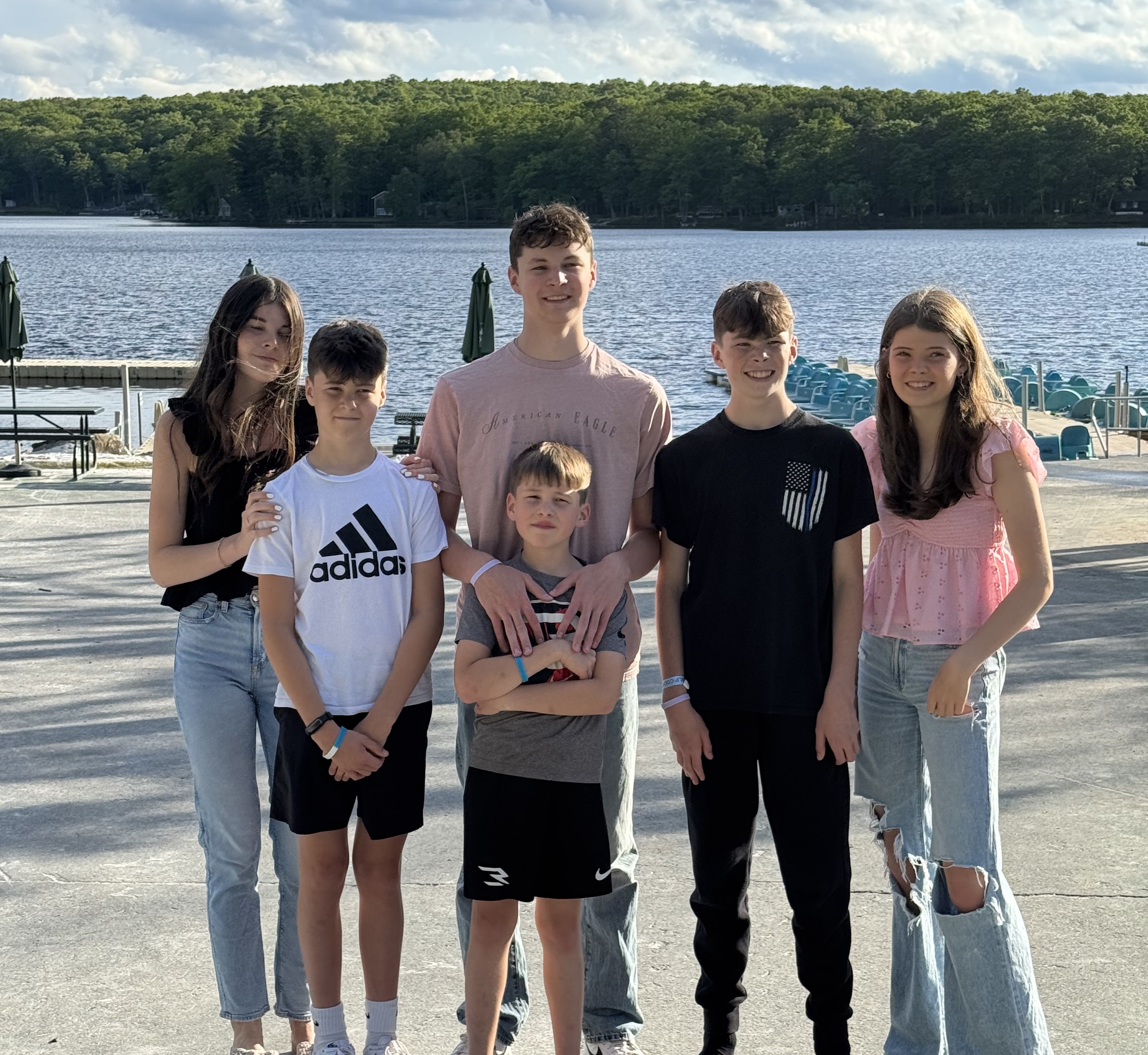 Brian Hess with family